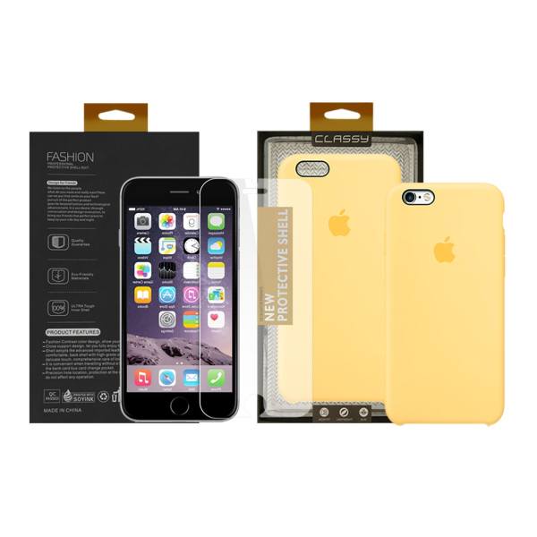تصویر کاور سومگ مدل سیلیکونی مناسب برای گوشی موبایل اپل آیفون6s Plus / 6 Plus به همراه محافظ صفحه نمایش