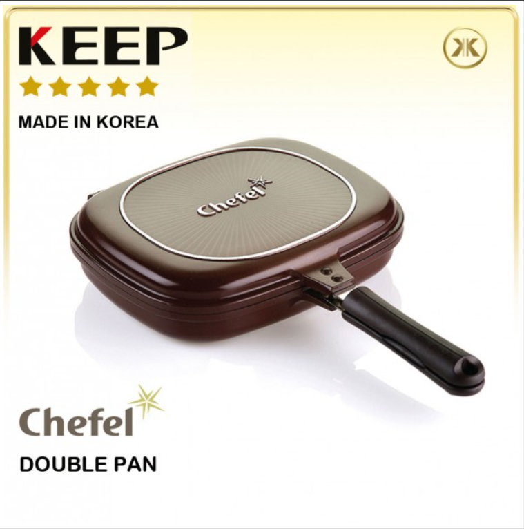 تصویر تابه دوطرفه رژیمی سایز 28 کیپ مدل Keep Chefel PMC 21