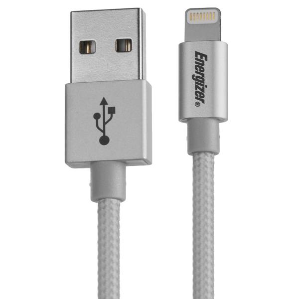 تصویر کابل تبدیل USB به لایتنینگ انرجایزر مدل Hightech طول 1.2 متر  Energizer Hightech USB To Lightning Cable 1.2m