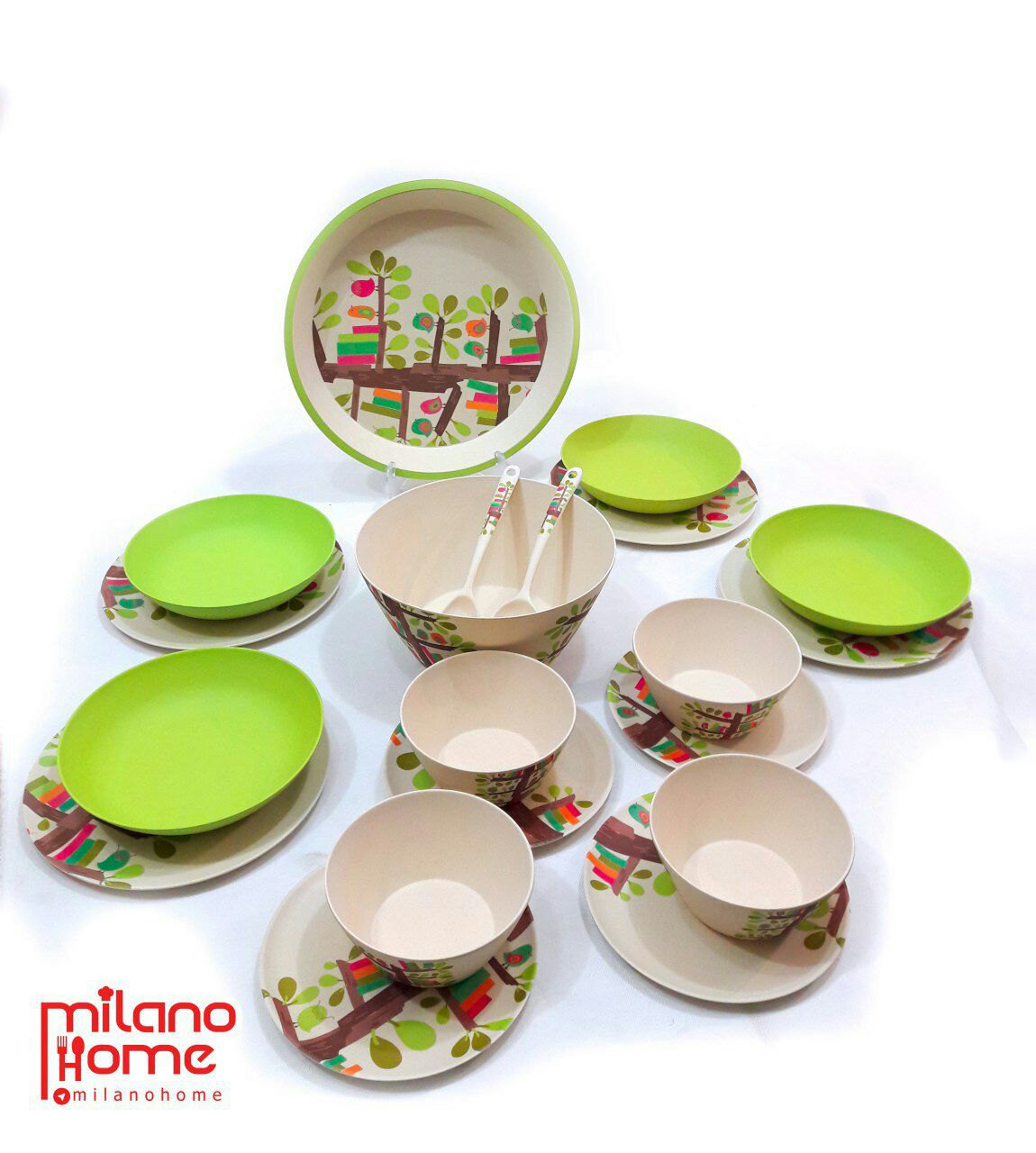 تصویر سرویس غذا خوری 4 نفره بامبو مدل میلانو milano 503