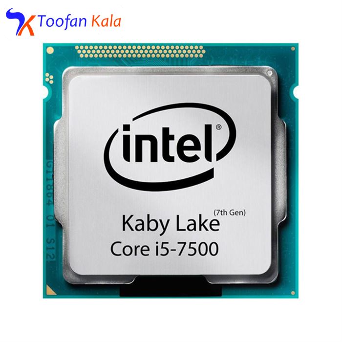 تصویر پردازنده اینتل سری Kaby Lake مدل Core i5-7500 تری