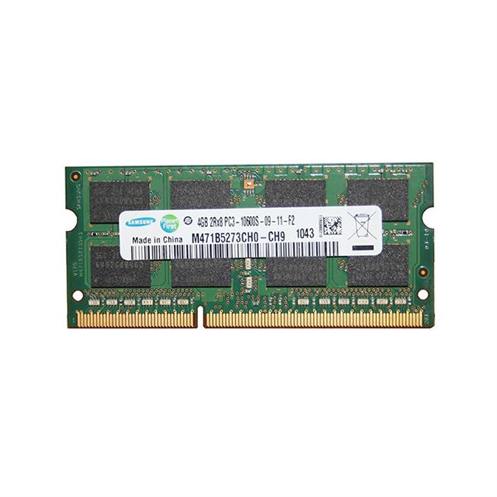 تصویر رم لپ تاپ DDR3 تک کاناله 1333 مگاهرتز 10600s سامسونگ مدل M471B5273CH0-CH9 ظرفیت 4 گیگابایت