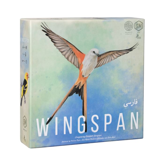 تصویر بازی فکری مدل Wingspan فارسی (تولید هزارتو)