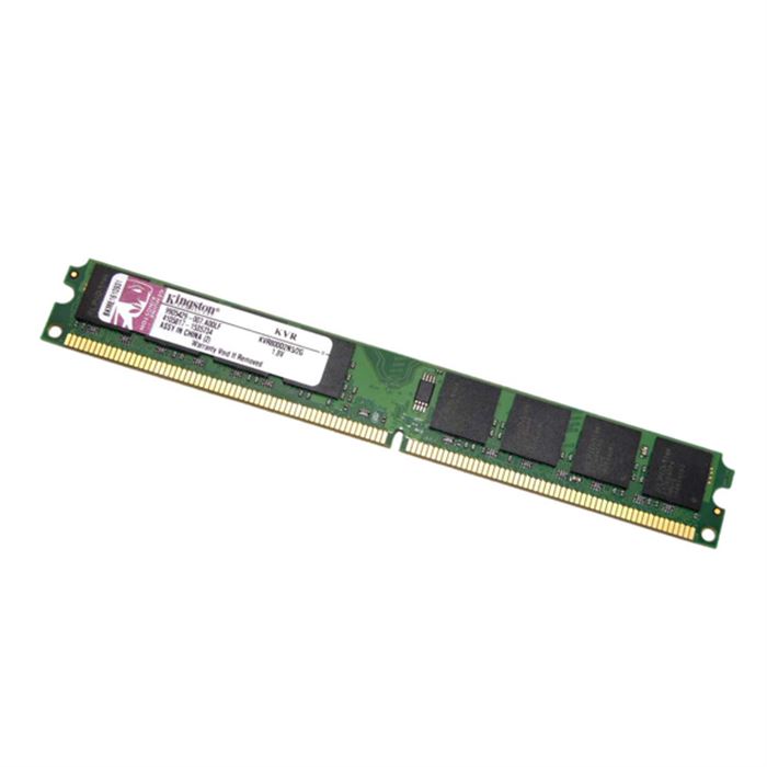 تصویر رم دسکتاپ DDR2 تک کاناله 800 مگاهرتز CL6 کینگستون مدل slim ظرفیت 2 گیگابایت