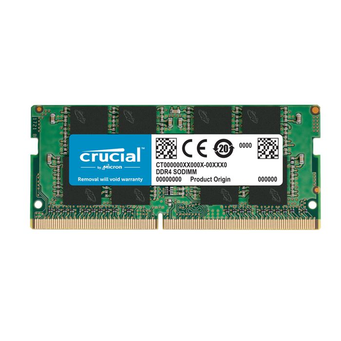 تصویر رم لپ تاپ DDR4 تک کاناله 2666 مگاهرتز CL19 کروشیال مدل CT000000XX000X ظرفیت 8 گیگابایت