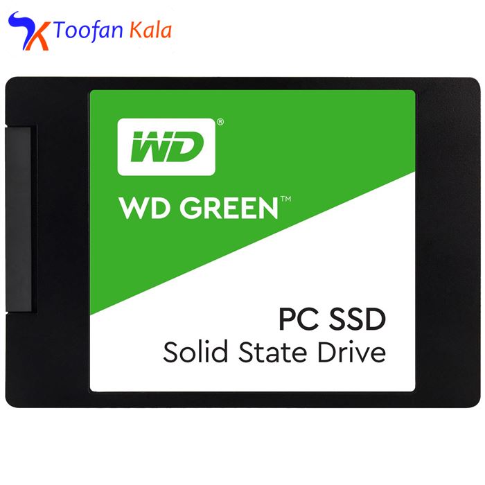 تصویر اس اس دی اینترنال وسترن دیجیتال مدل Green PC WDS120G2G0A ظرفیت 120 گیگابایت