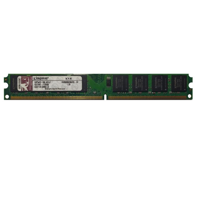 تصویر رم دسکتاپ DDR2 تک کاناله 800 مگاهرتز CL5 کینگستون مدل KVR800D2N6/2G-SP ظرفیت 2 گیگابایت
