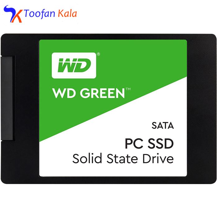 تصویر حافظه SSD وسترن دیجیتال مدل GREEN WDS480G2G0A ظرفیت 480 گیگابایت