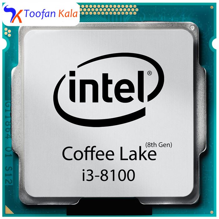 تصویر پردازنده اینتل سری Coffee Lake مدل i3-8100  Intel Coffee Lake Core i3-8100 CPU