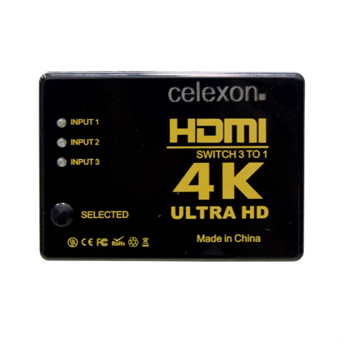 تصویر سوئیچ 1به 3 HDMI سلکسون مدل CC4K